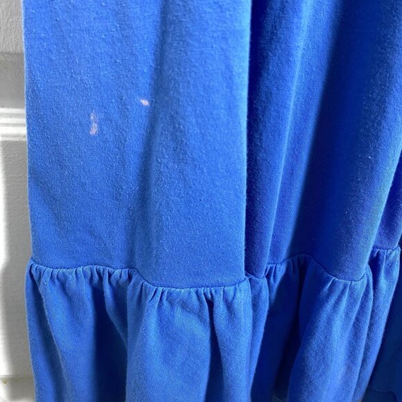 Michael Stars The Original Tee Tank Dress Blue Supima Cotton Summer Beach As Is - Picture 5 of 5